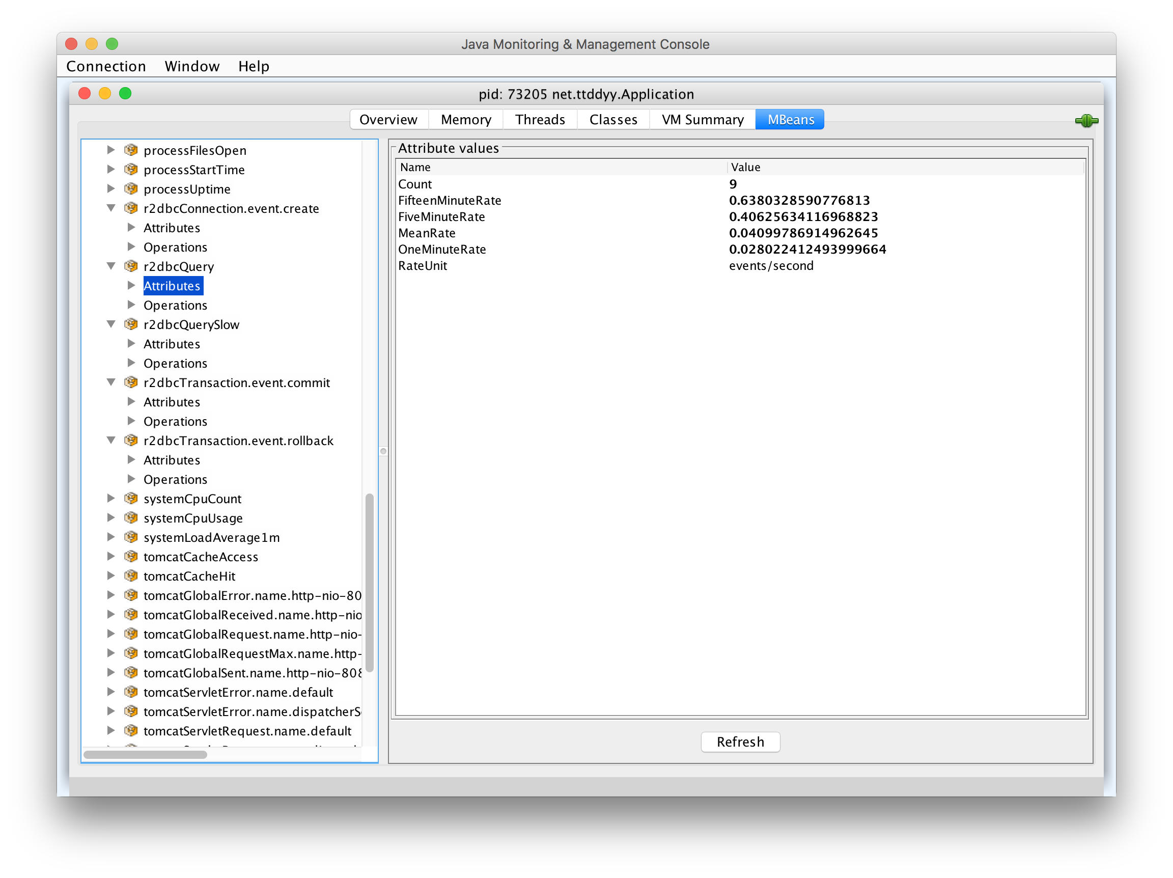 Query JMX
